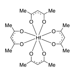 Hafnium(IV) 2,4-pentanedionate Chemical Structure